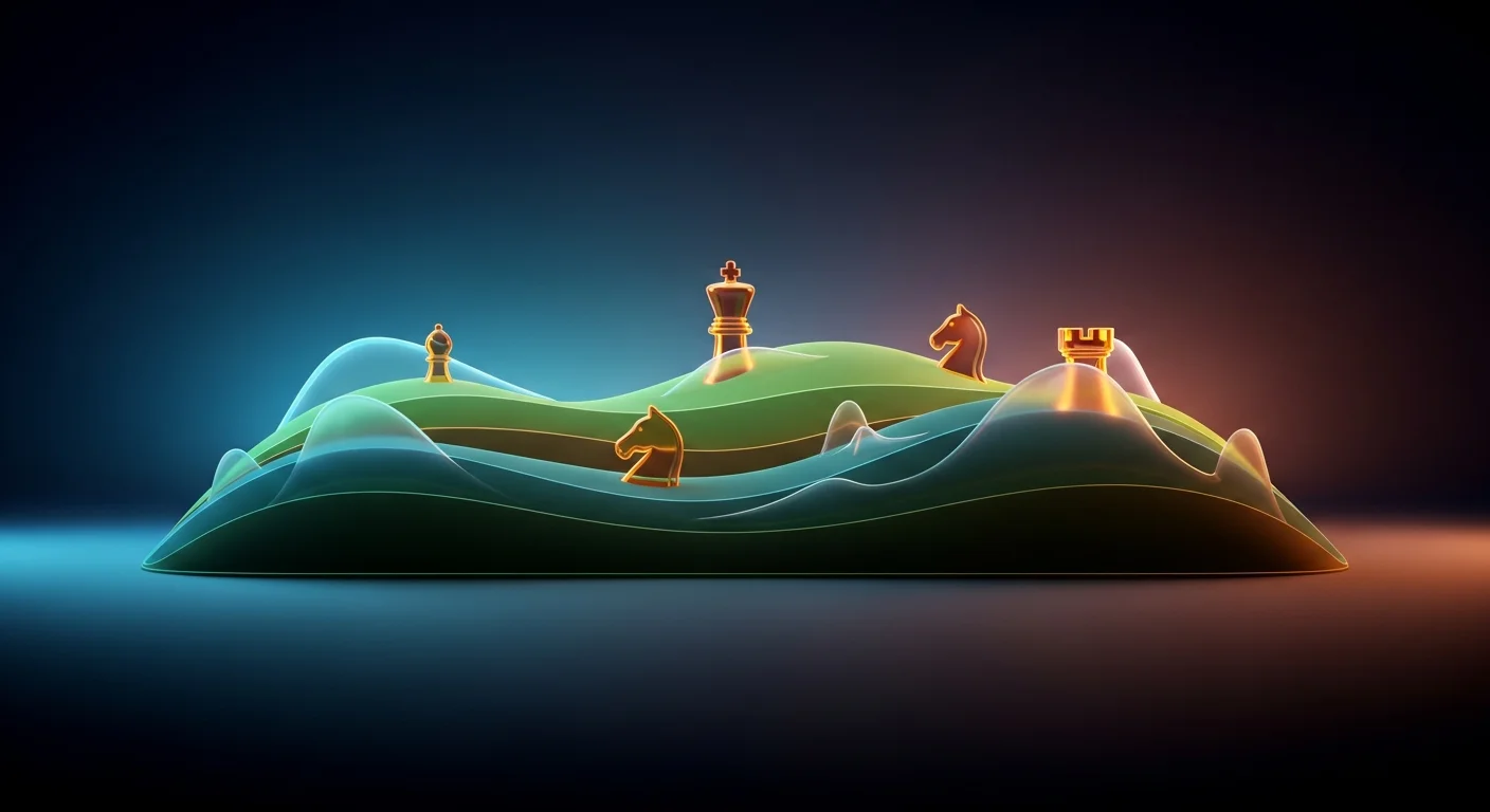 This illustration enhances the article's theme of stability and low-maintenance strategy in chess, reflecting the comfort and ease that the London System provides for players with limited time.