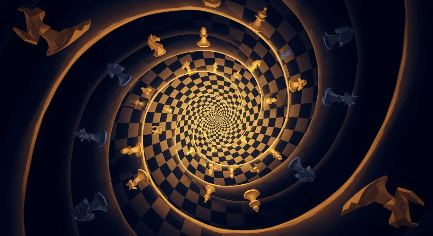 This image encapsulates the aggressive nature of the King's Indian Defense, visually representing the strategic battles and unbalanced play characteristic of this chess opening.