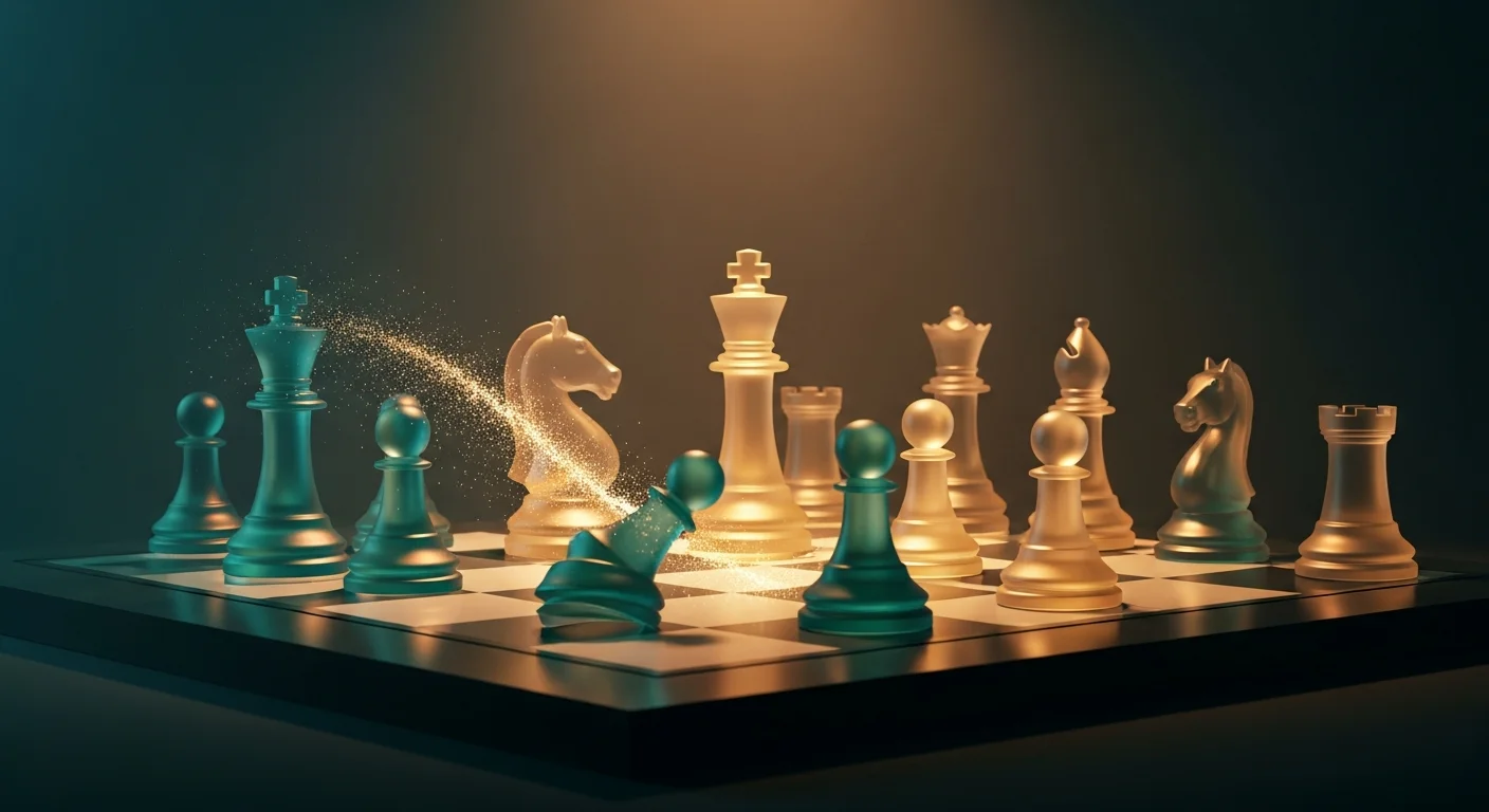 This image captures the essence of strategic play and immediate central tension introduced by the Scotch Game, showcasing the dynamic nature of chess openings in a visually appealing way.