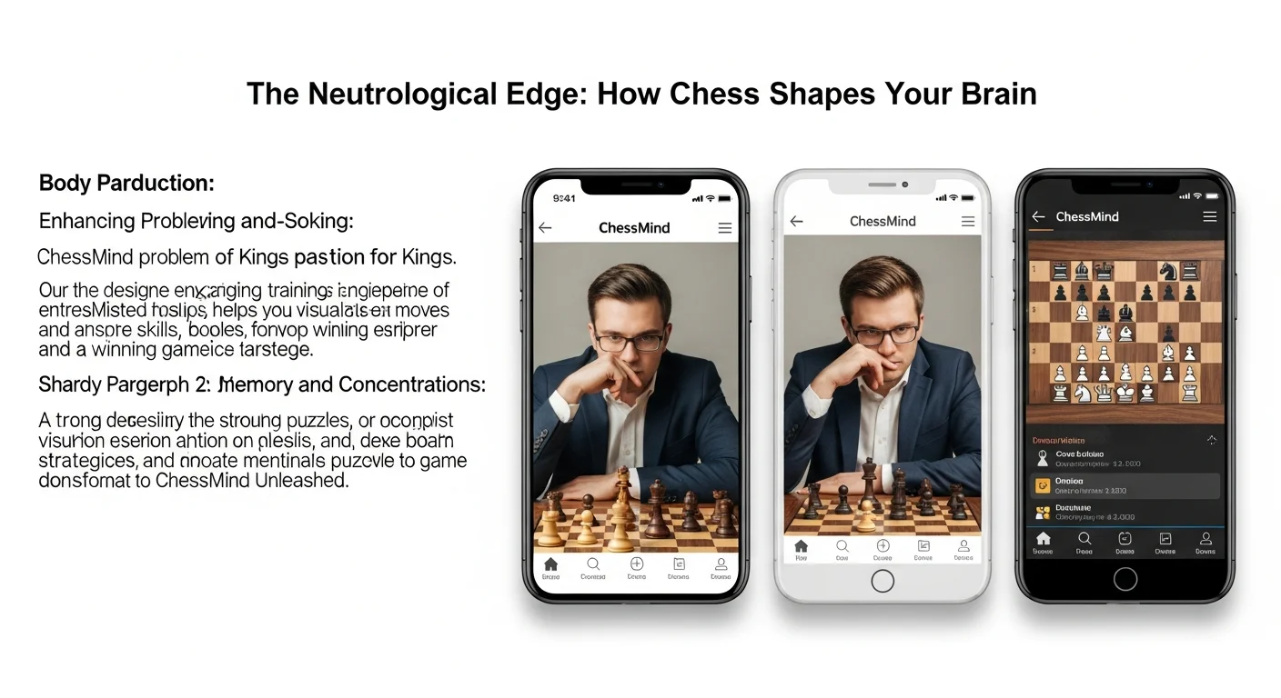 This image enhances the introduction section by visually depicting the cognitive processes involved in blindfold chess, helping readers understand how visualization and memory work together during training.