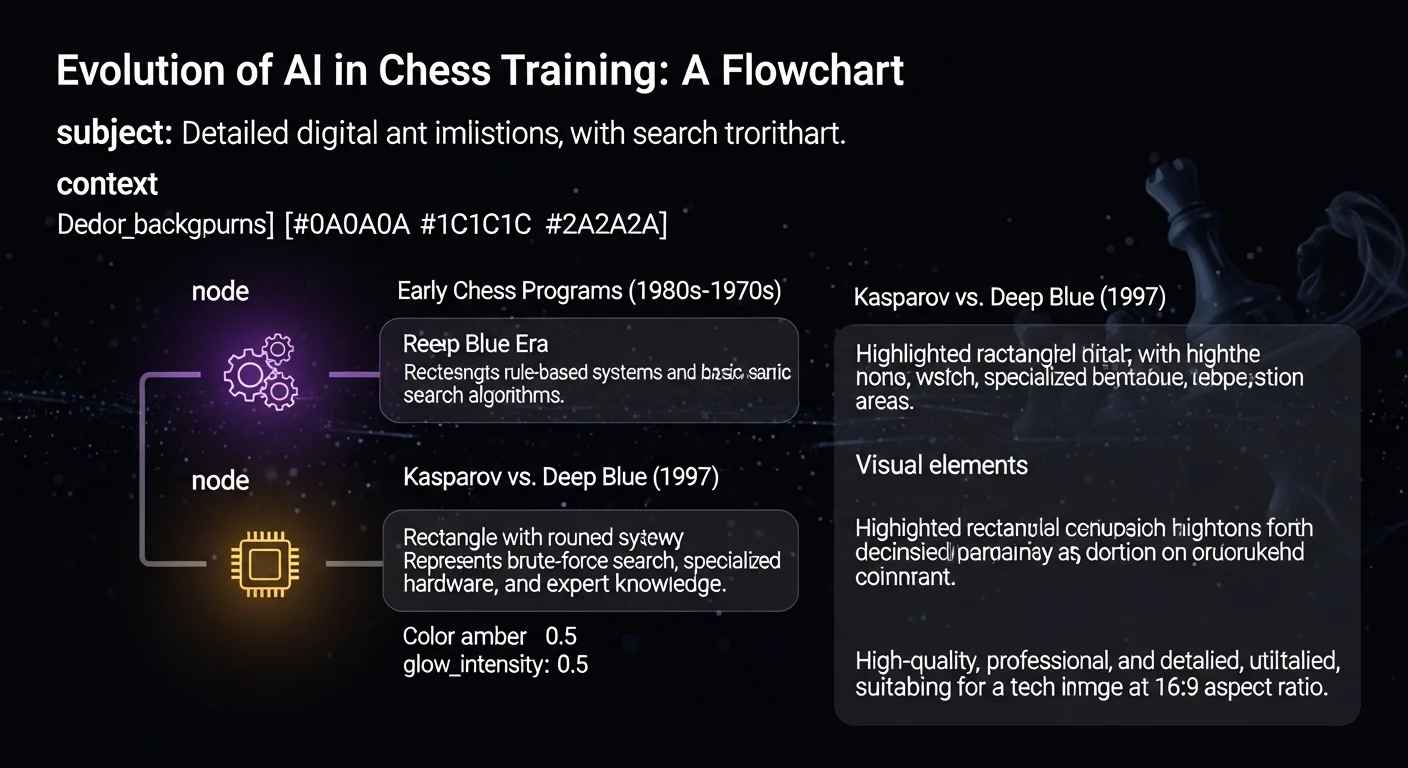 This image enhances the article by visually summarizing the shift in chess training methodology, supporting the section on 'The rise of AI in chess training' and illustrating how AI has transformed the chess learning experience.