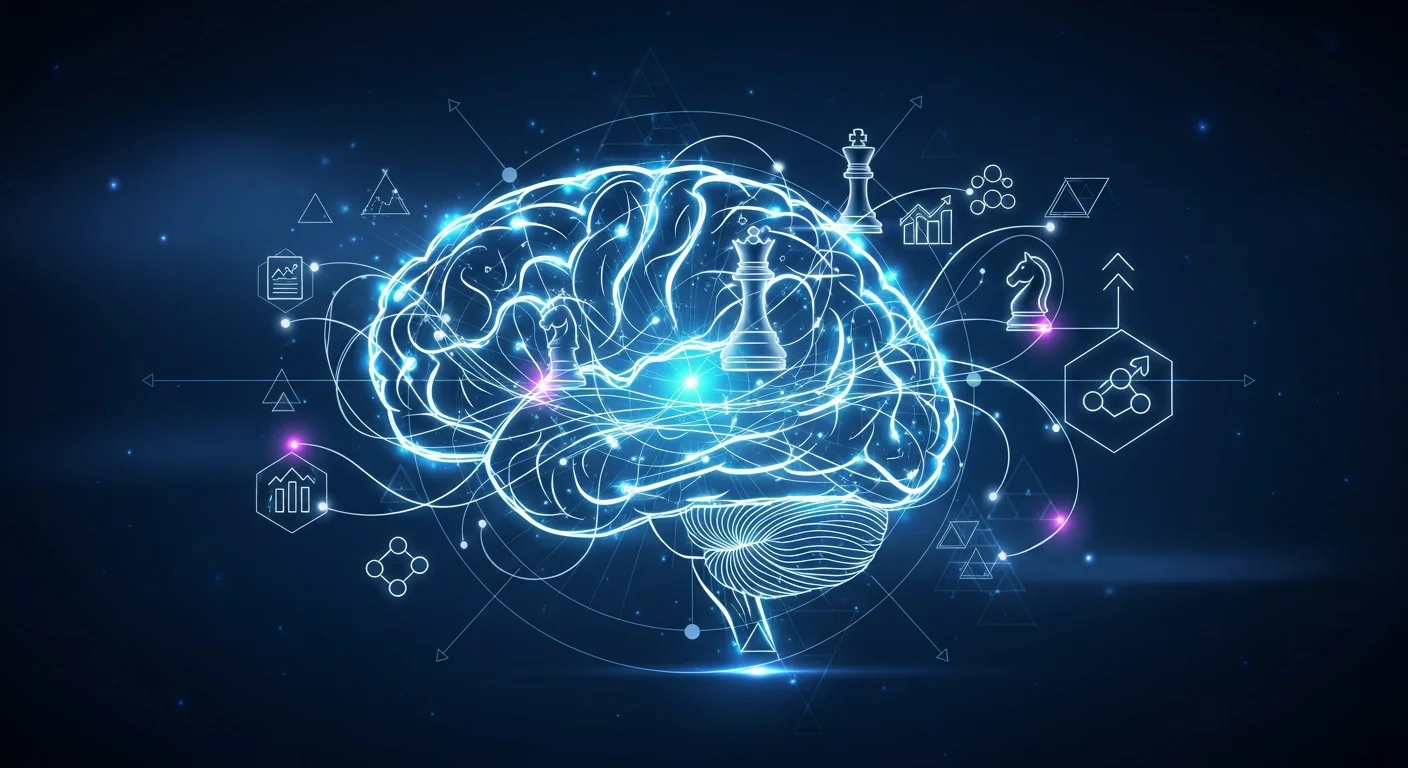 This image enhances the article's section on the cognitive challenges of blindfold chess by visually explaining the skills required and how they interact, making abstract concepts more concrete for readers.