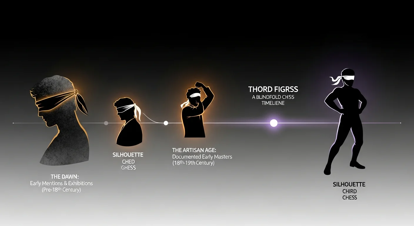 This image illustrates the historical context of blindfold chess, highlighting its ancient roots and evolution, thus enriching the narrative about its origins and significance as mentioned in the historical section.