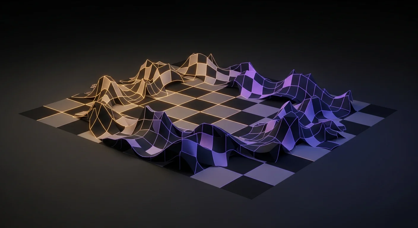 This image underscores the article's message about the importance of structured practice and progression in visualization, portraying the mental complexity and beauty of strategic thinking in chess.