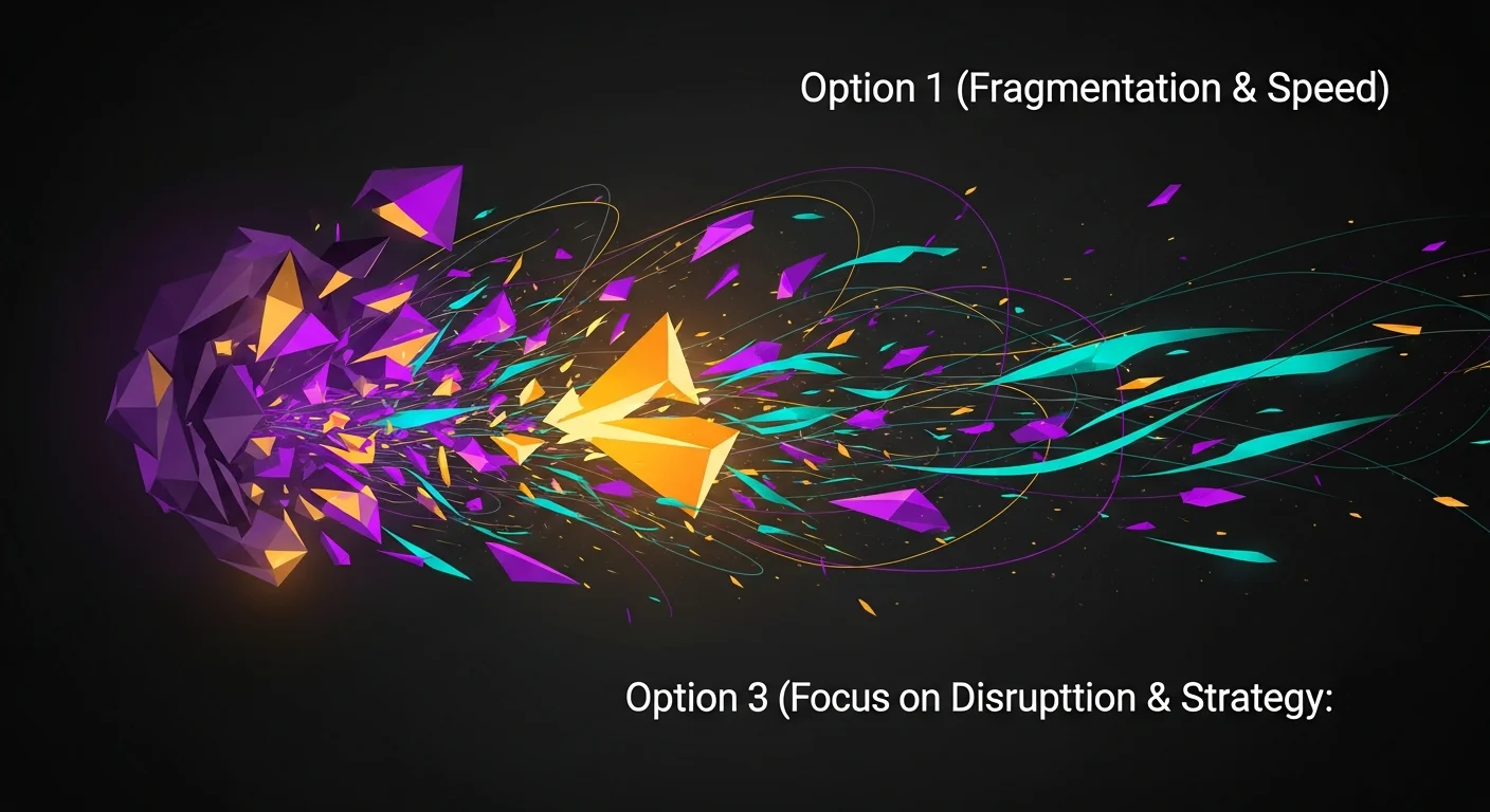 This image reflects the high-energy, risk-taking nature of noir chess, symbolizing immediate threats and tactical play through its abstract and modern aesthetic, enhancing the article's exploration of aggressive strategies.