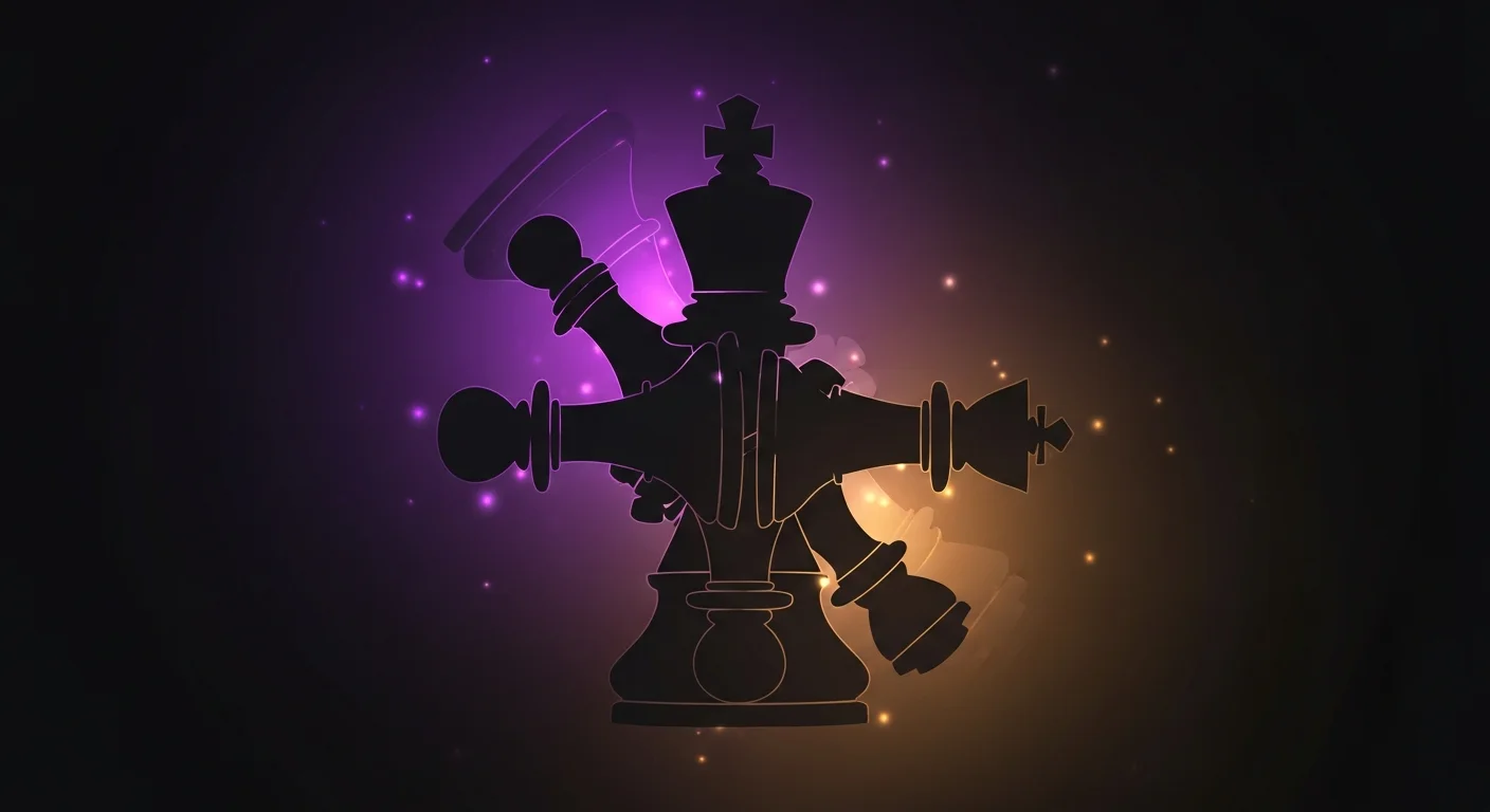 This illustration conveys the importance of mastering endgame techniques in blindfold chess, visually representing the mental clarity and strategic depth required for success, aligning with the article's focus on reducing cognitive load and achieving accuracy.