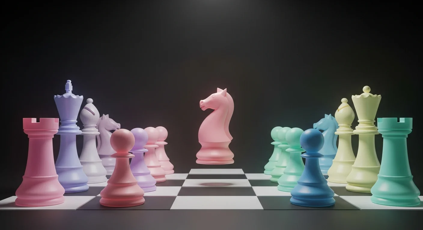 This visual metaphor illustrates the complex choices and the need for strategic clarity in high-pressure situations, highlighting the article's focus on maintaining performance when ahead.