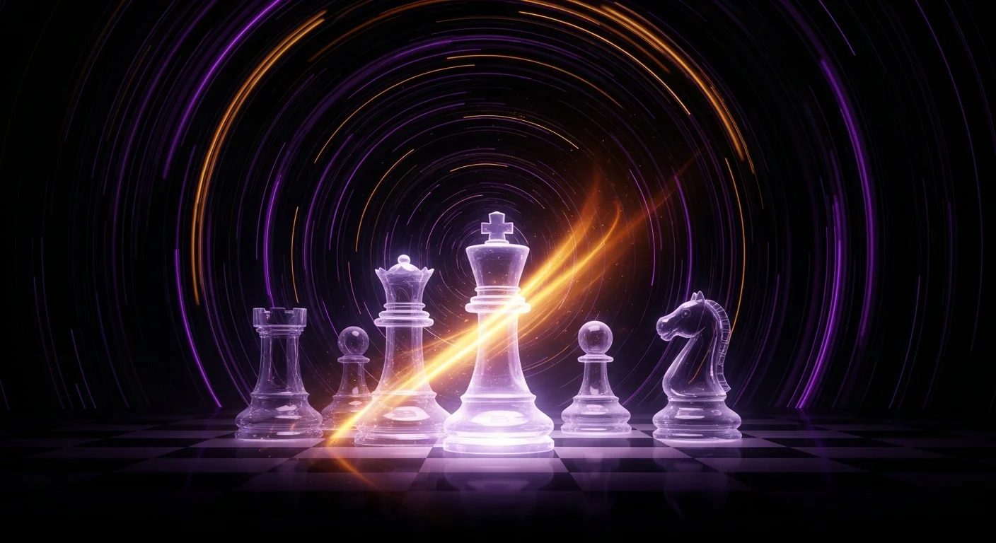 This image captures the essence of cognitive engagement in chess, illustrating the intricate mental processes involved in strategic thinking, enhancing the article's focus on its cognitive benefits.