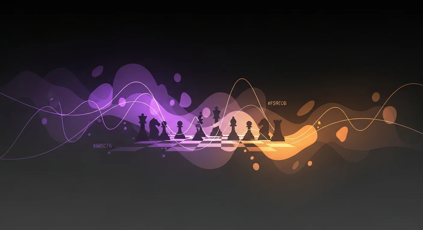 This image embodies the emotional resilience trained through chess, reflecting how players learn to navigate challenges, which enhances the article's themes of mental endurance and stability in pressure situations.