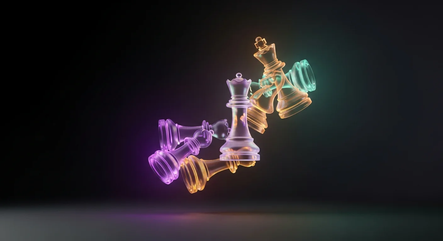 This image captures the essence of calculated chess strategies, illustrating the thoughtful consideration behind each move and the interconnectedness of choices, enhancing the article's focus on systematic thinking.