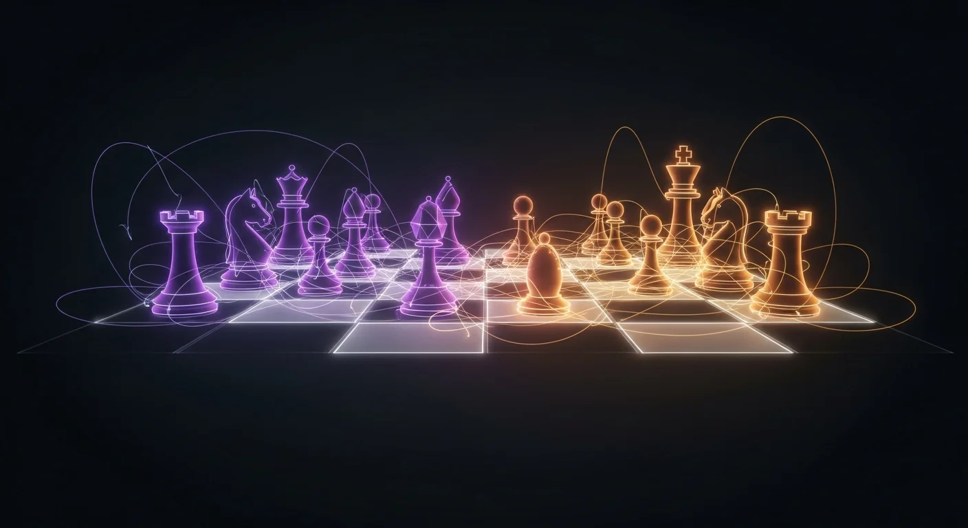 This image visually encapsulates the transformative journey of chess mastery through enhanced board vision and strategy, evoking a sense of enlightenment and awareness.
